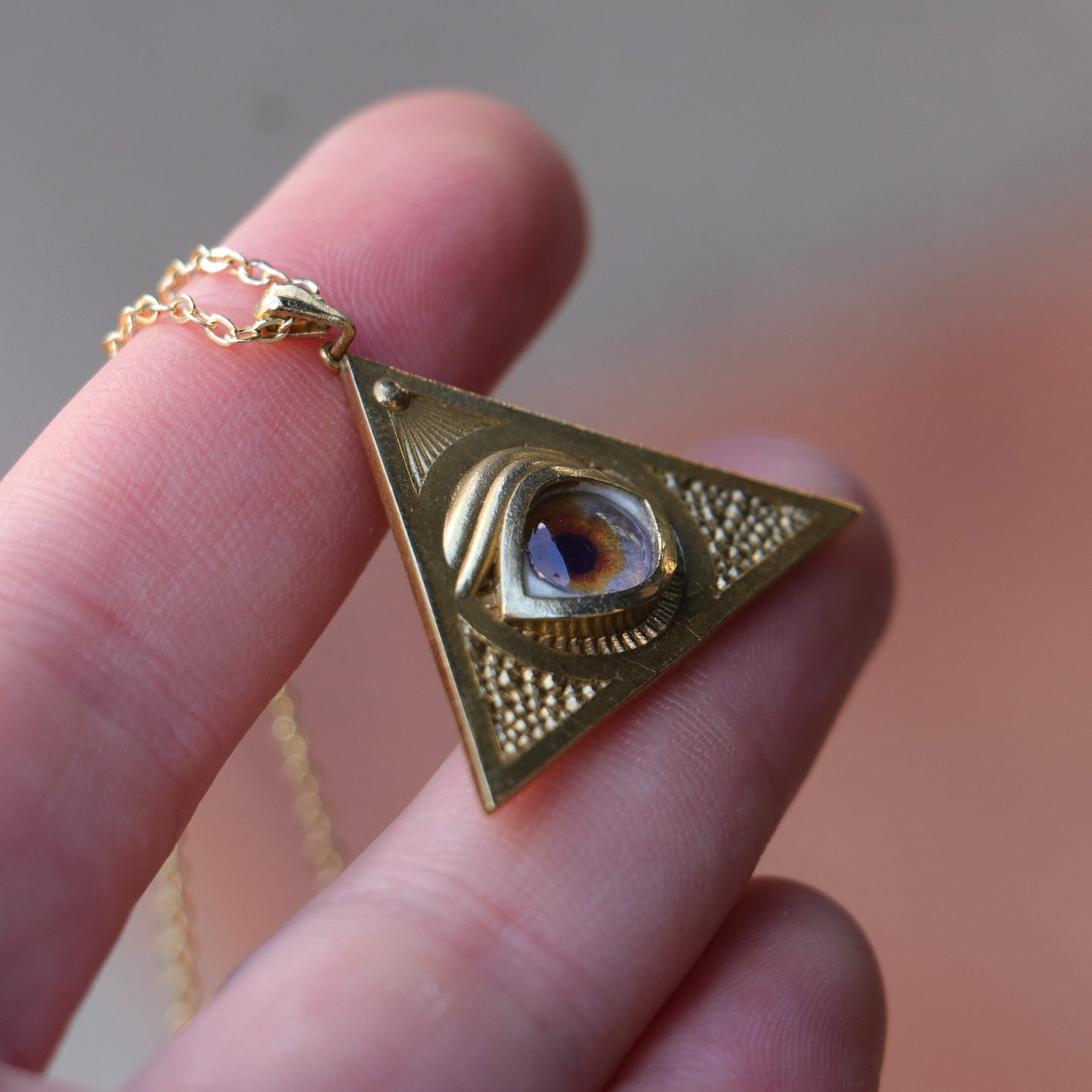 Ouroboros Blue Eye Necklace