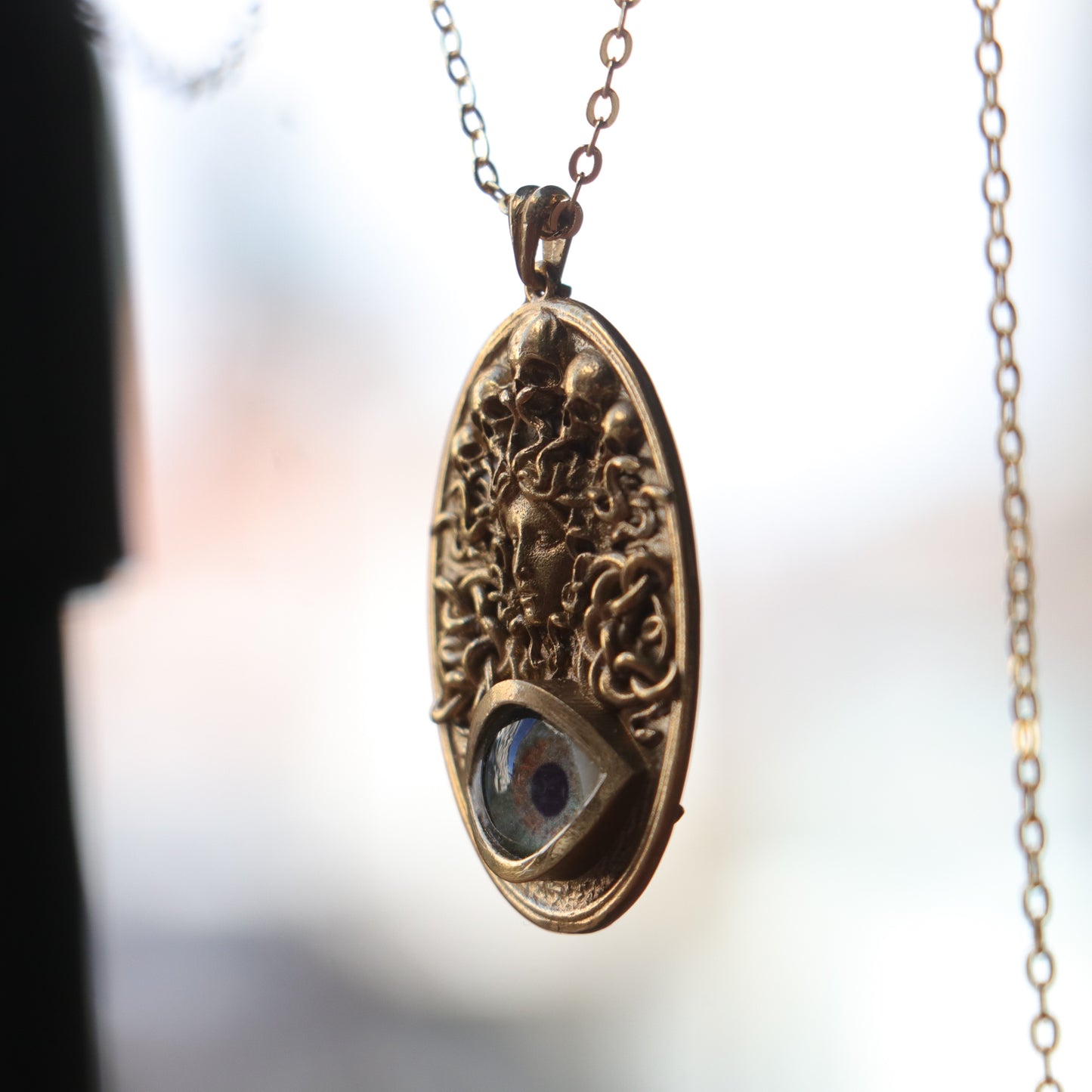 Ouroboros Blue Eye Necklace