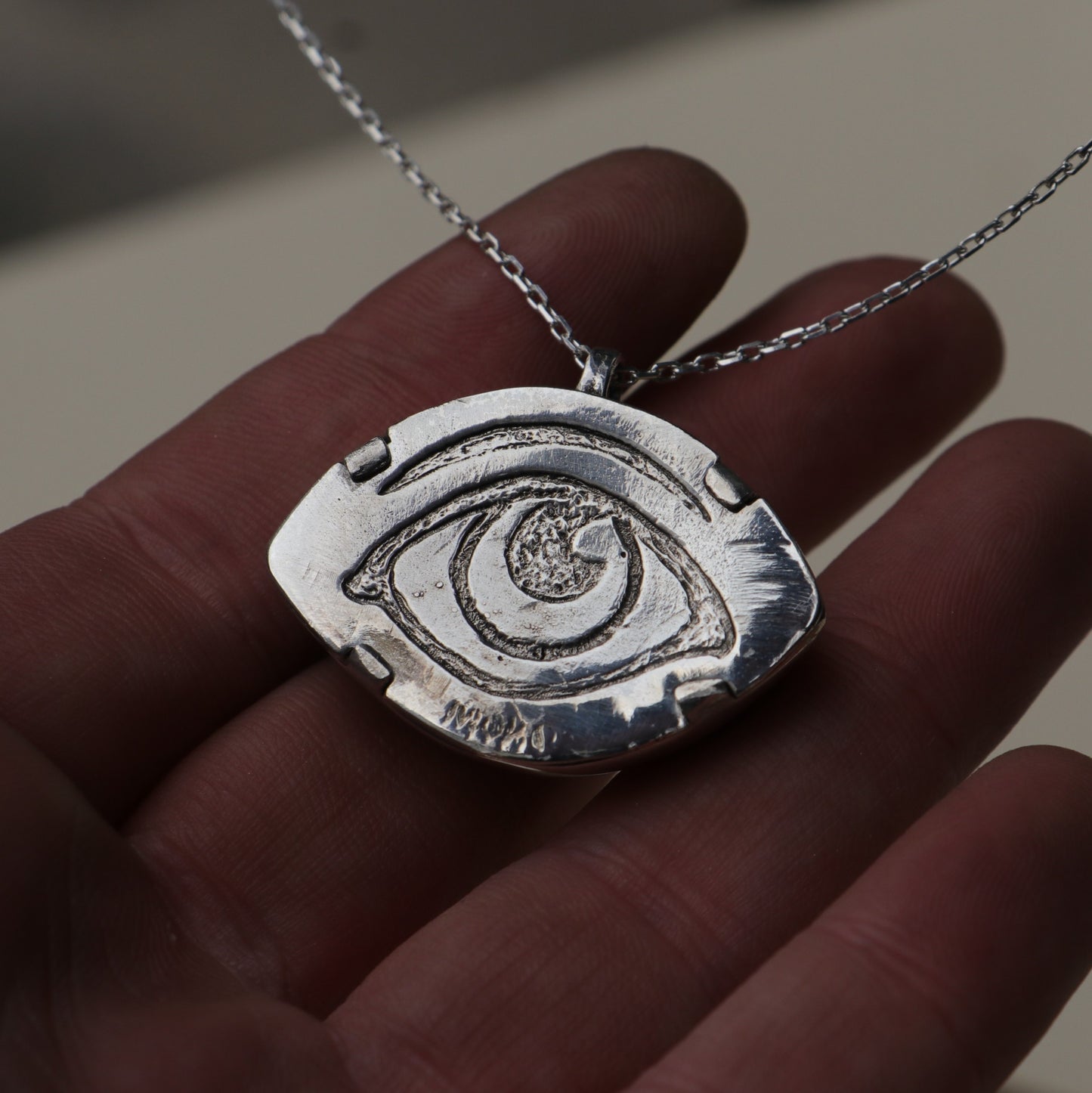 Cat Glass Eye Necklace