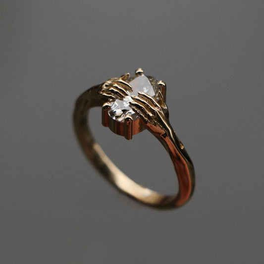 Special Design 1.09 Carat Diamond 14 Carat Gold Ring