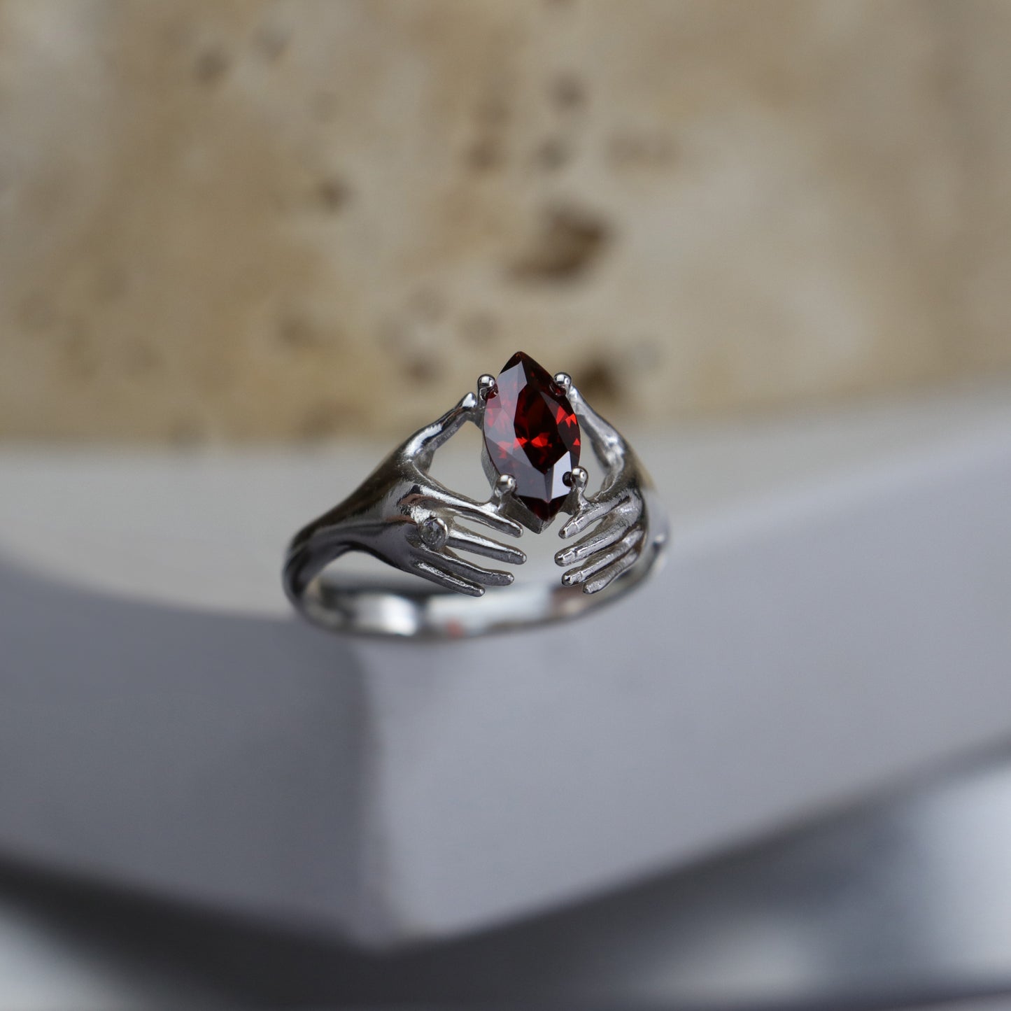 Eller Markiz Mozanit Yüzük (Tüm Seçenekler)