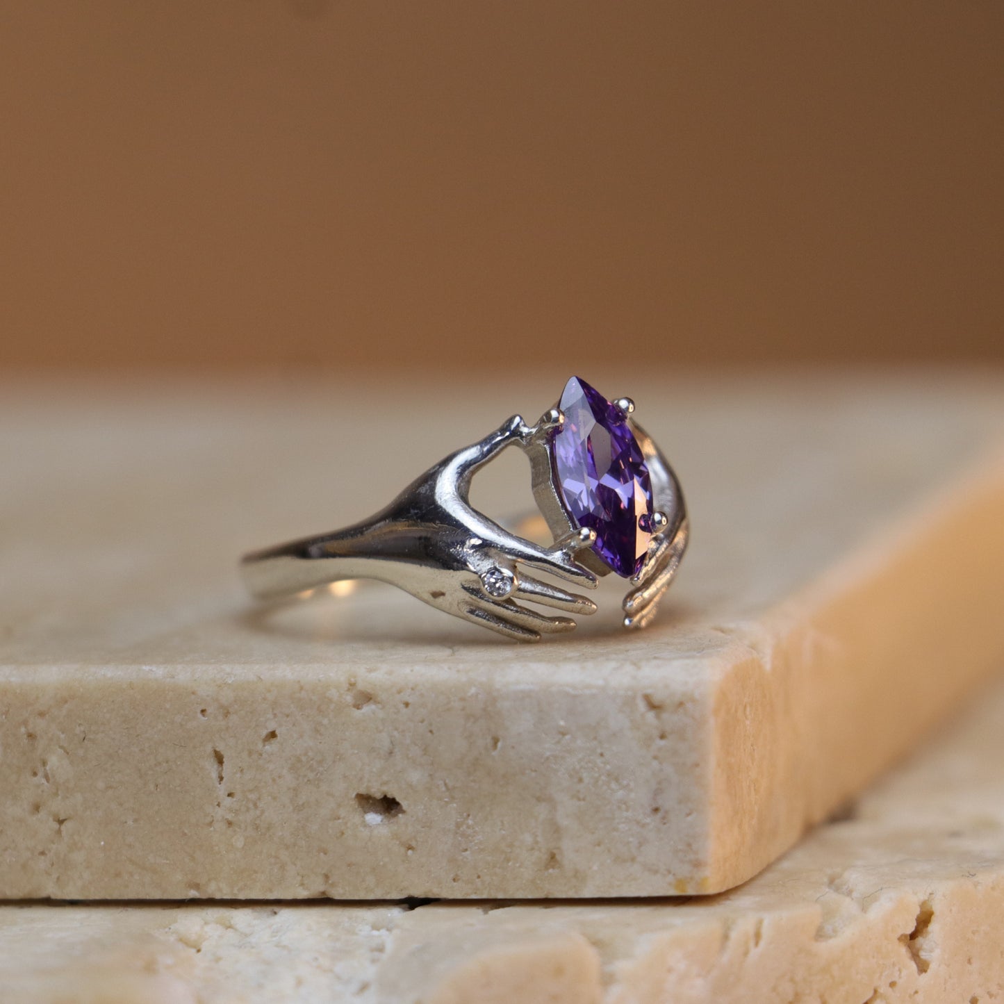 Eller Markiz Mozanit Yüzük (Tüm Seçenekler)