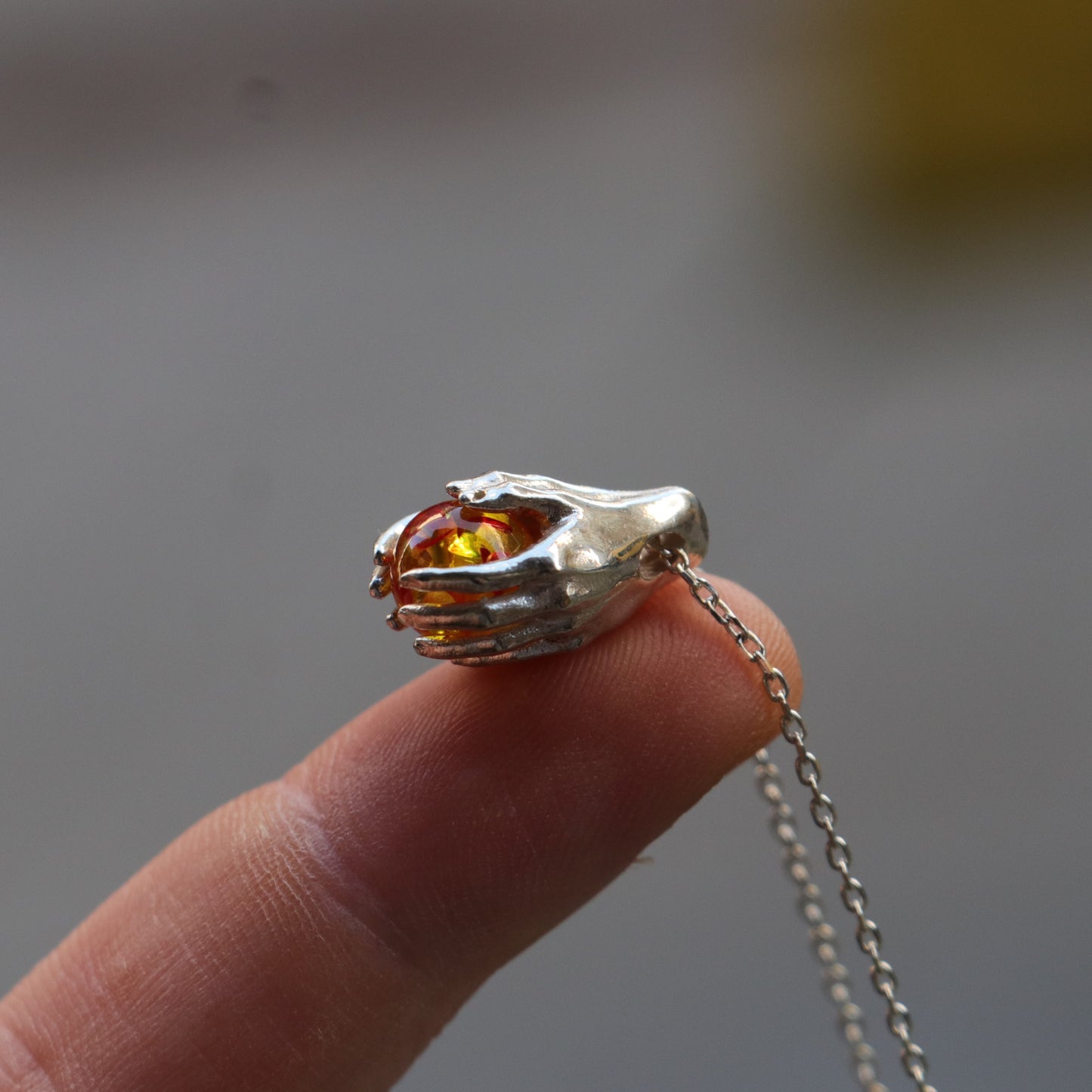 Mini Palm Zultanite (Sultan) Stone Necklace