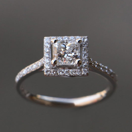 1,18 Karat Prenses Pırlanta Yüzük