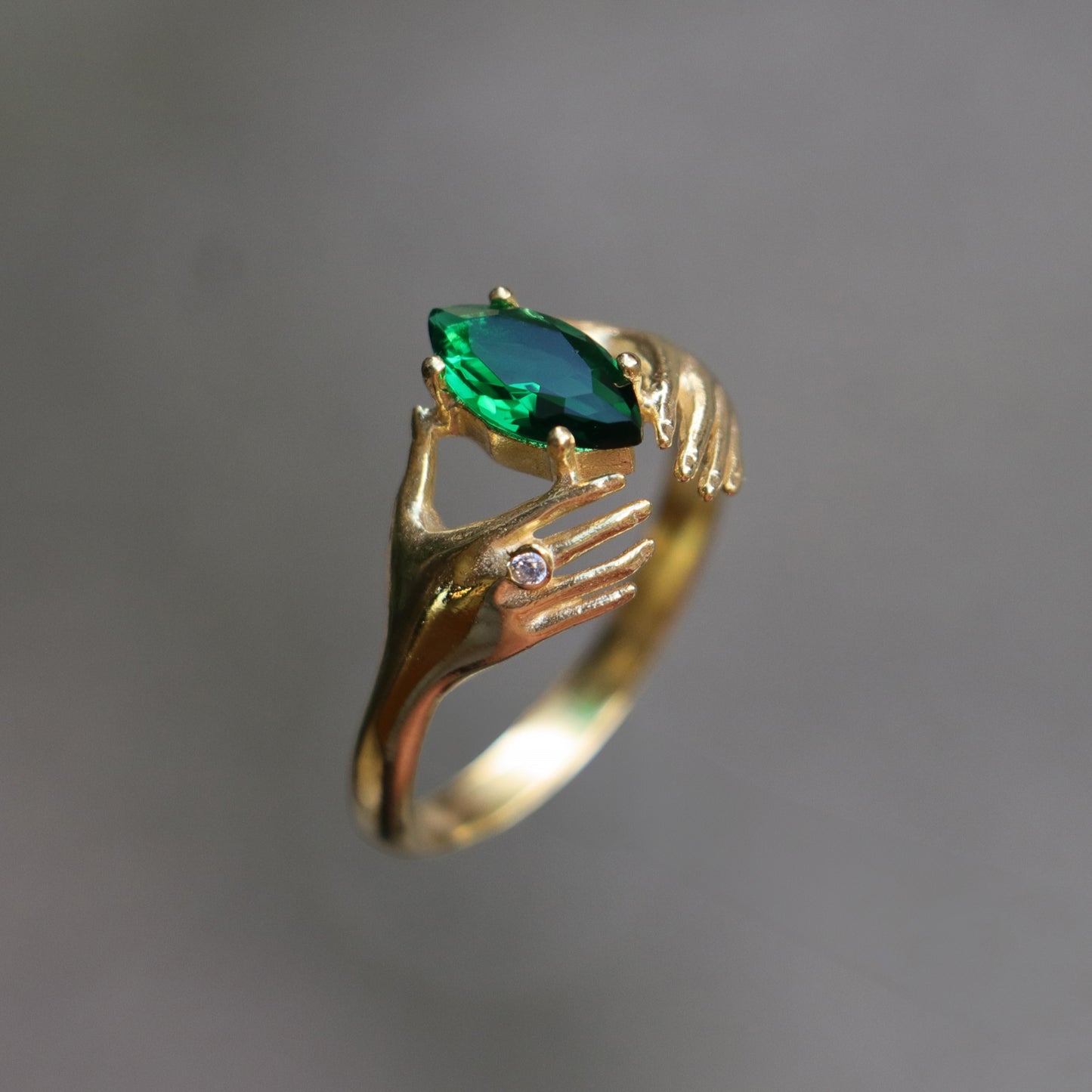 Eller Markiz Mozanit Yüzük (Tüm Seçenekler)