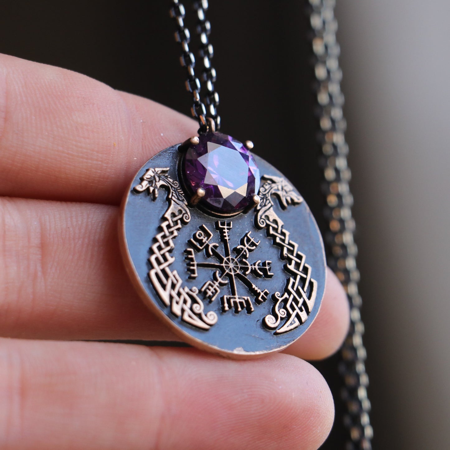 Moissanite Gold Plated 925 Silver Necklace