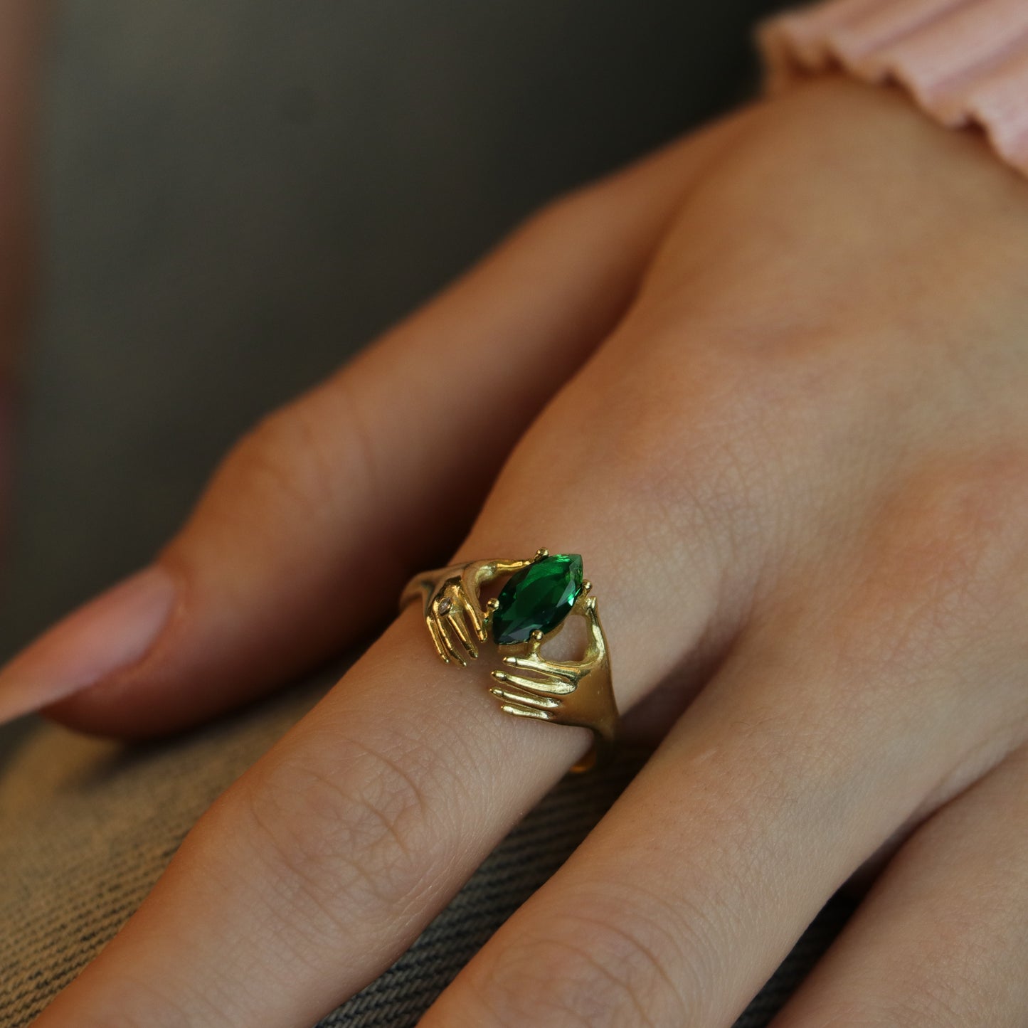 Eller Markiz Mozanit Yüzük (Tüm Seçenekler)