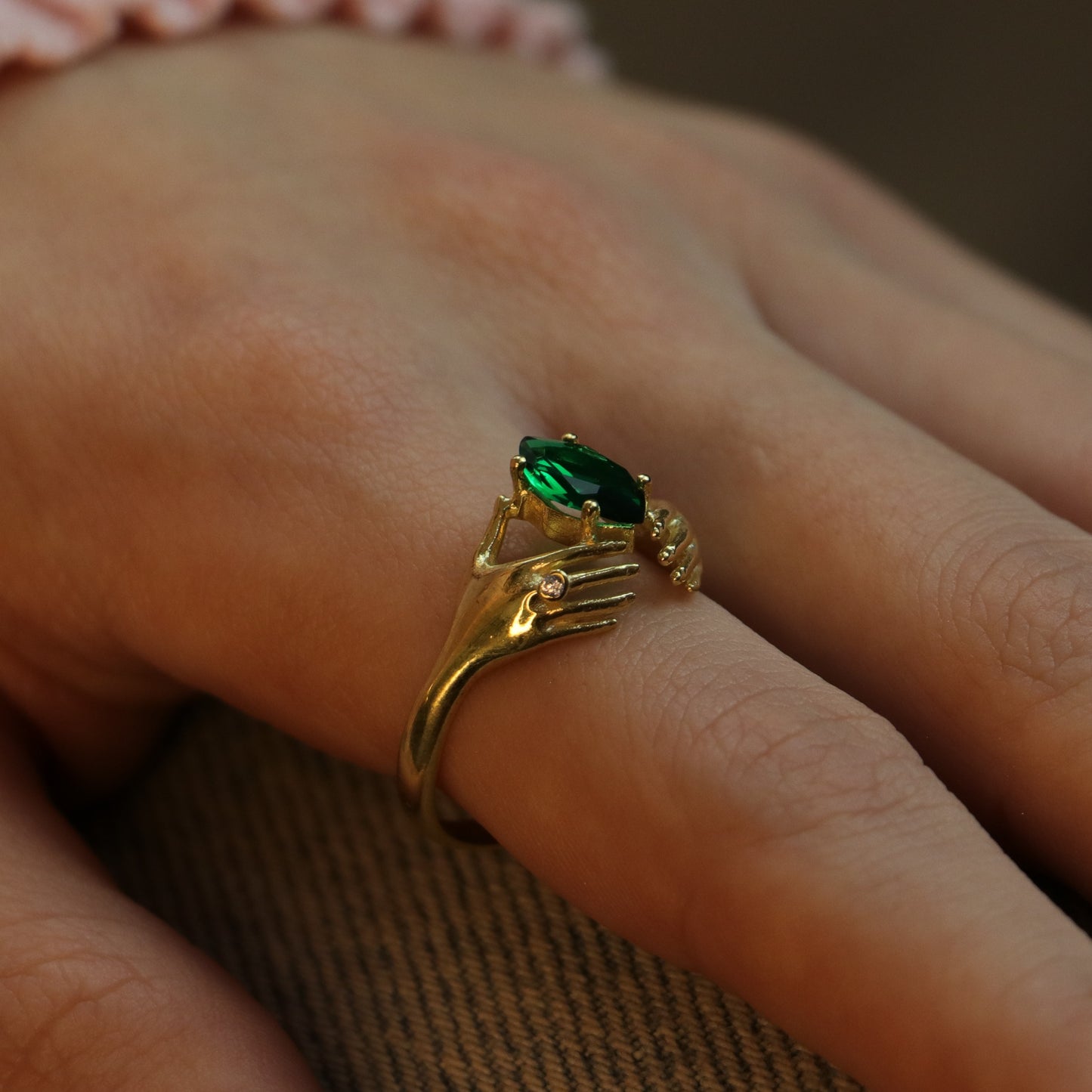 Eller Markiz Mozanit Yüzük (Tüm Seçenekler)