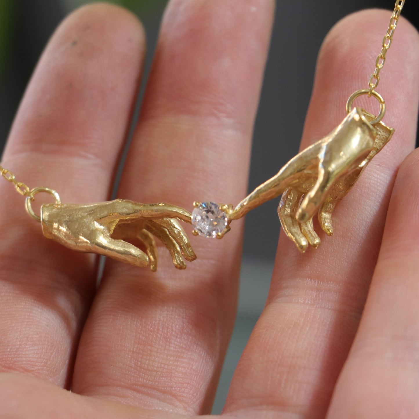 The Creation of Adam Necklace