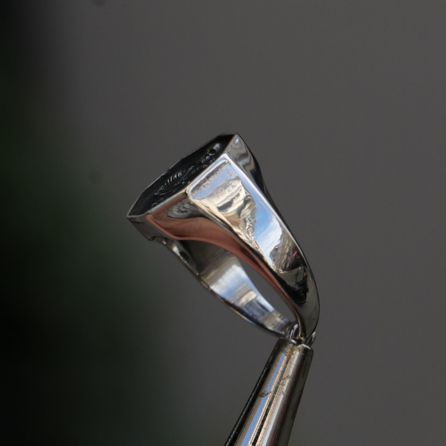 Memento Mori Amethyst Men's 925 Silver Ring