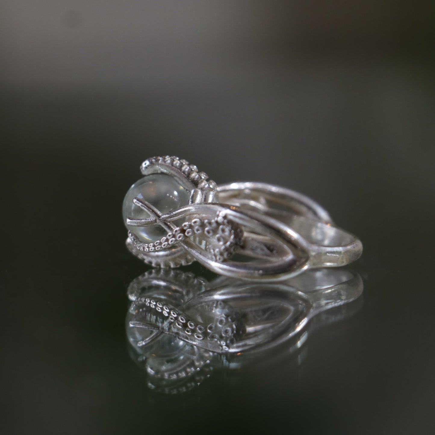 Ahtapot Yüzük (Tüm Taş ve Maden Seçenekleri)