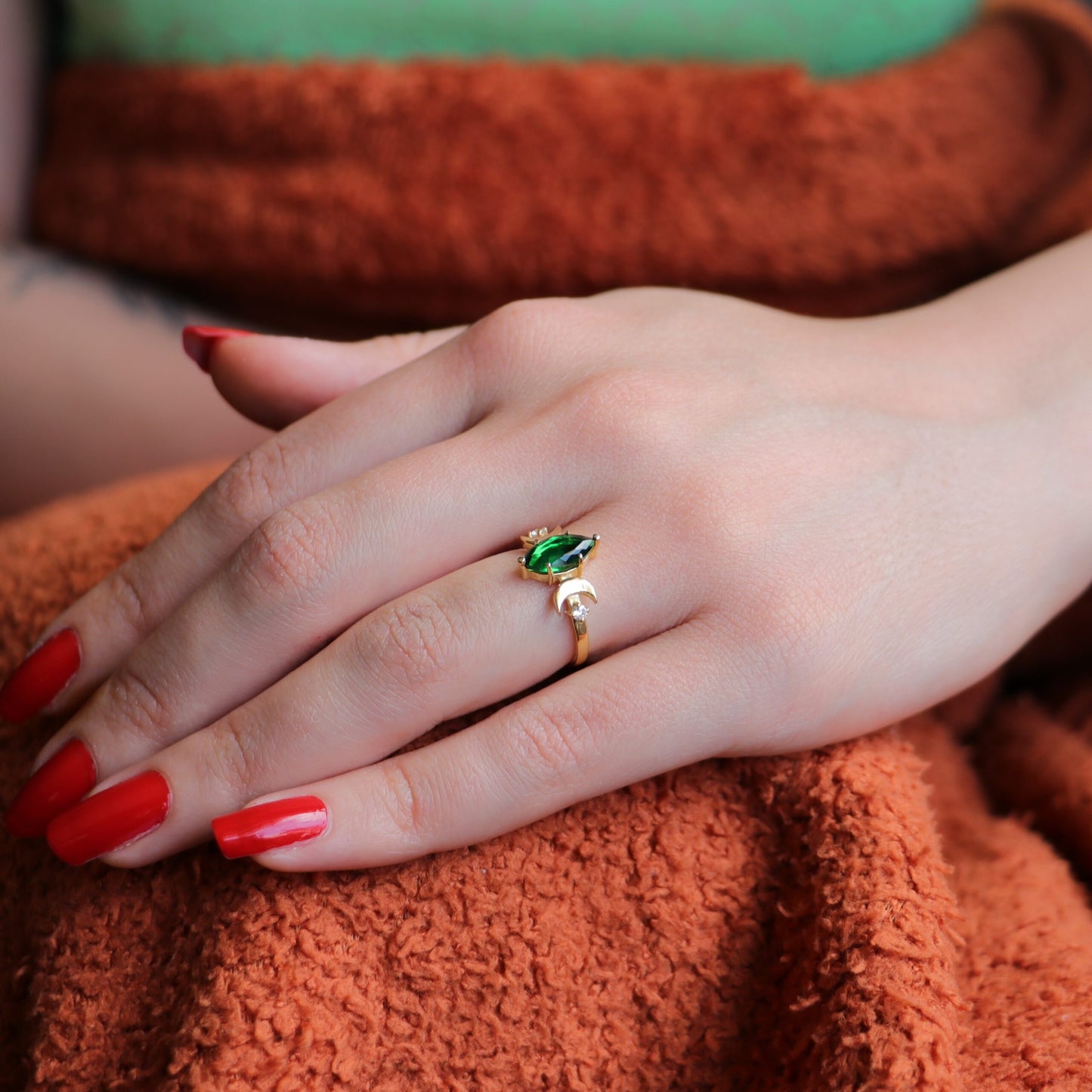 Isabella Lab. Emerald (14 Carat Gold)