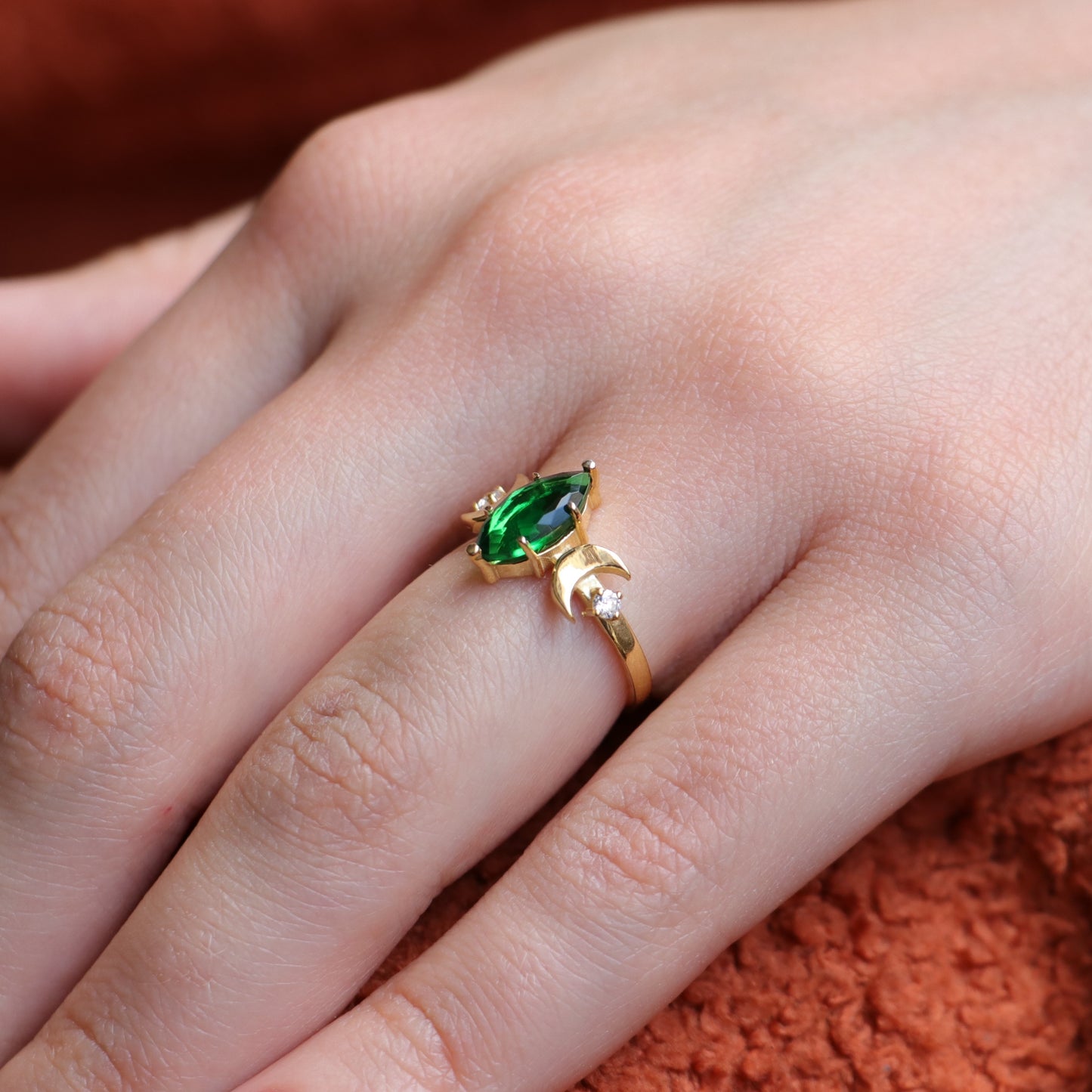 Isabella Lab. Emerald (14 Carat Gold)