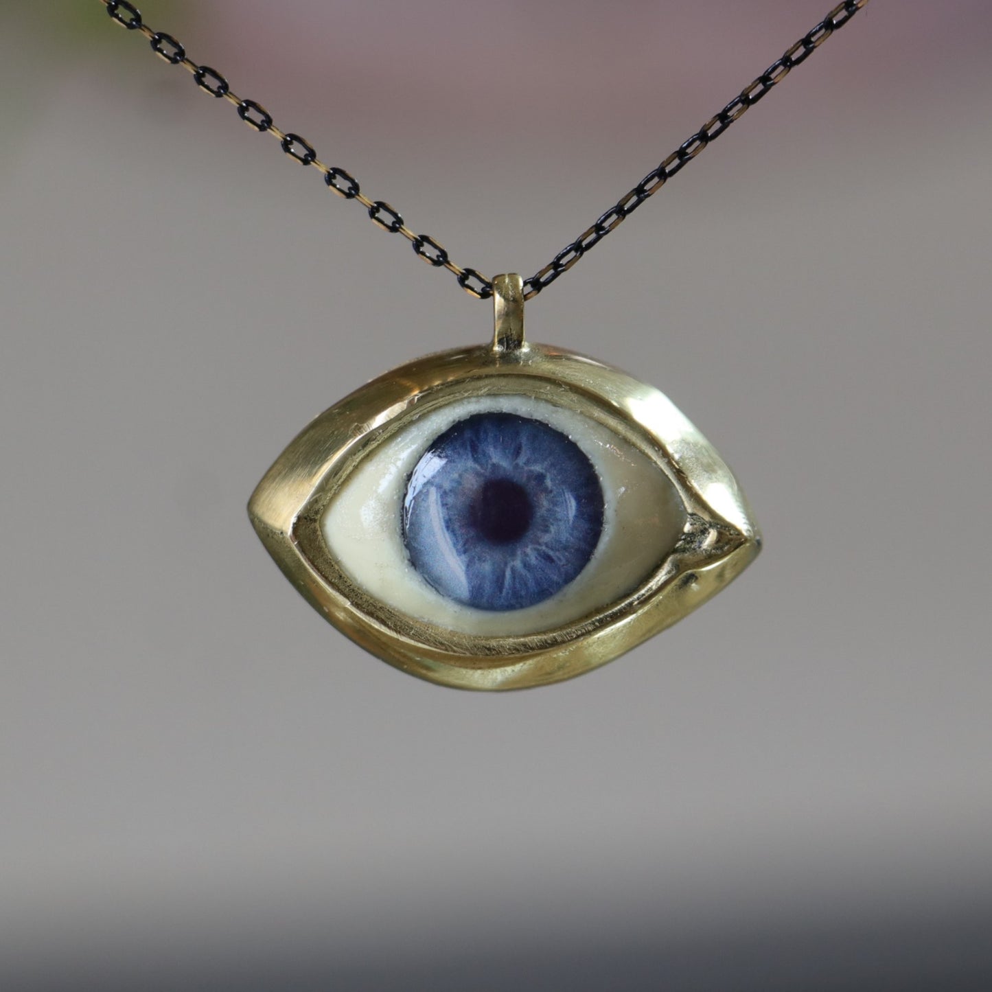 Cat Glass Eye Necklace