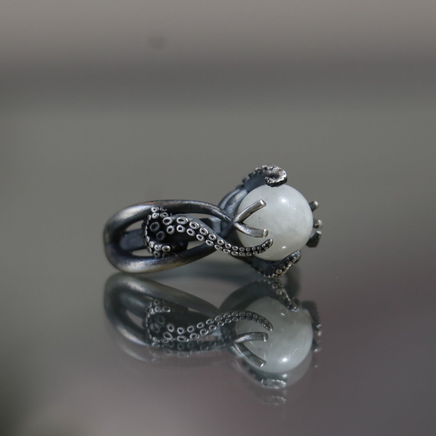 Ahtapot Yüzük (Tüm Taş ve Maden Seçenekleri)