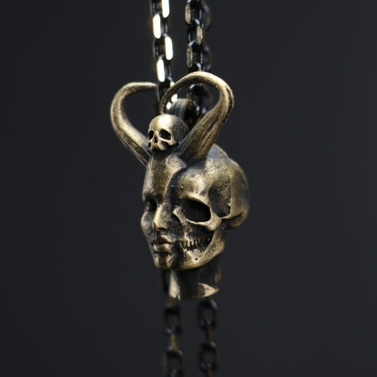 Handmade Memento Mori Necklace
