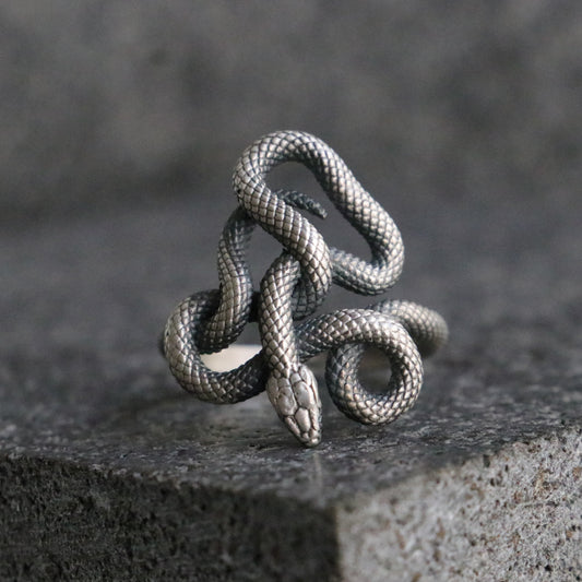 Memento Mori Moissanite Men's 925 Silver Ring