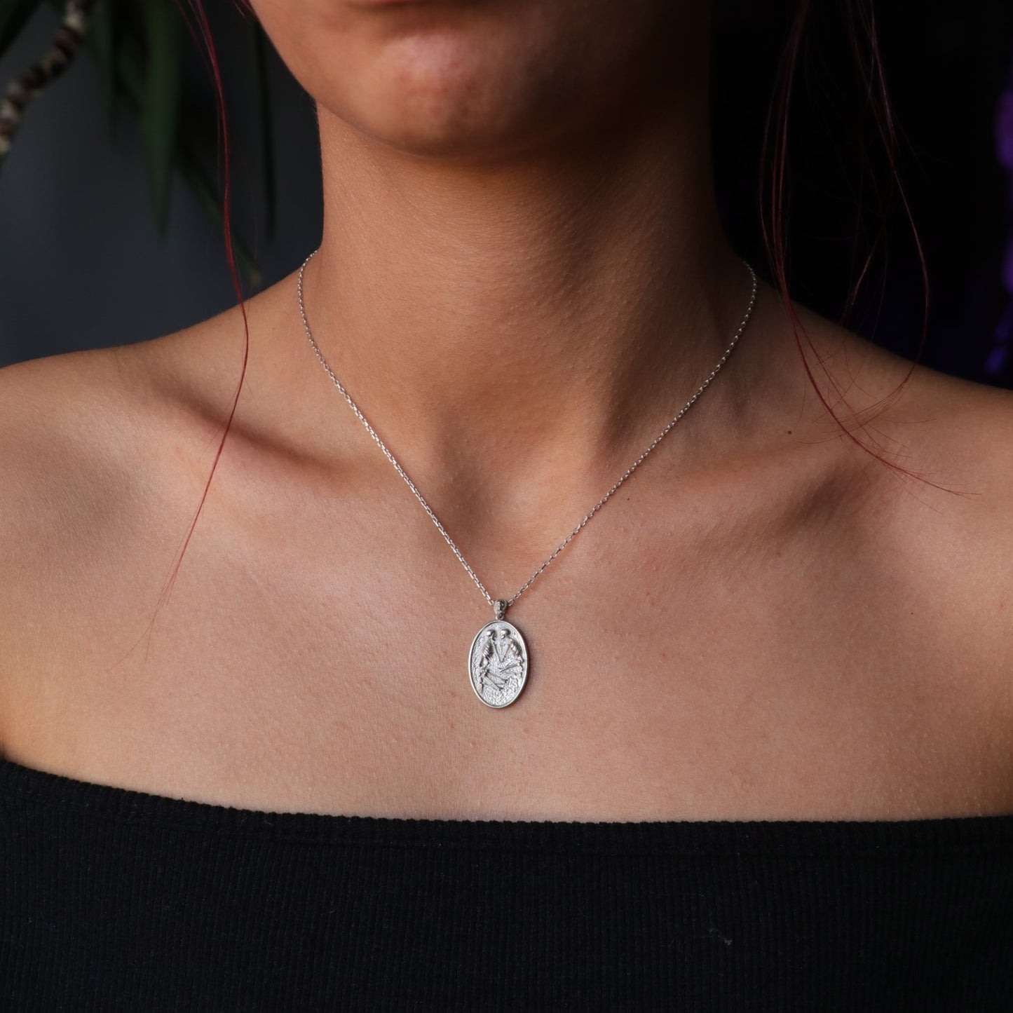 Valdaro Lovers 925 Silver Necklace 