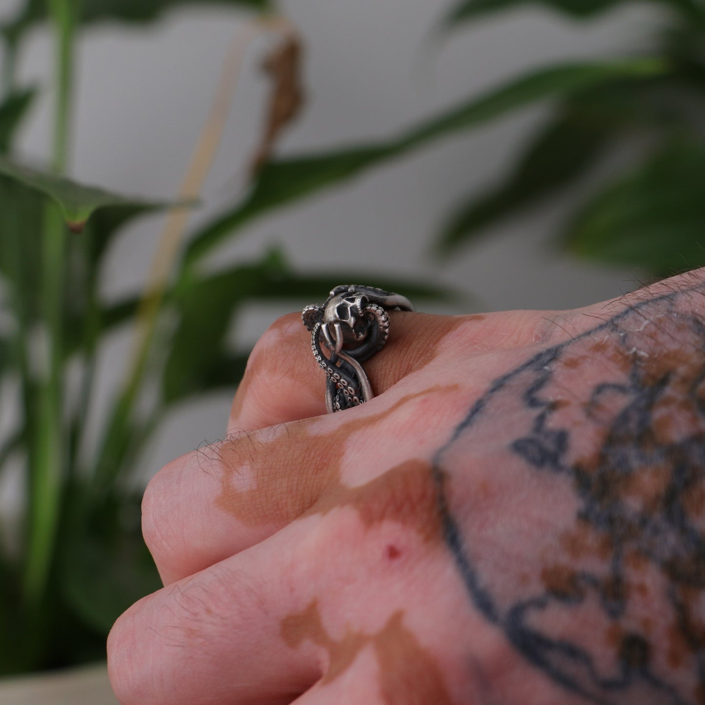 Memento Ahtapot 925 Gümüş Yüzük