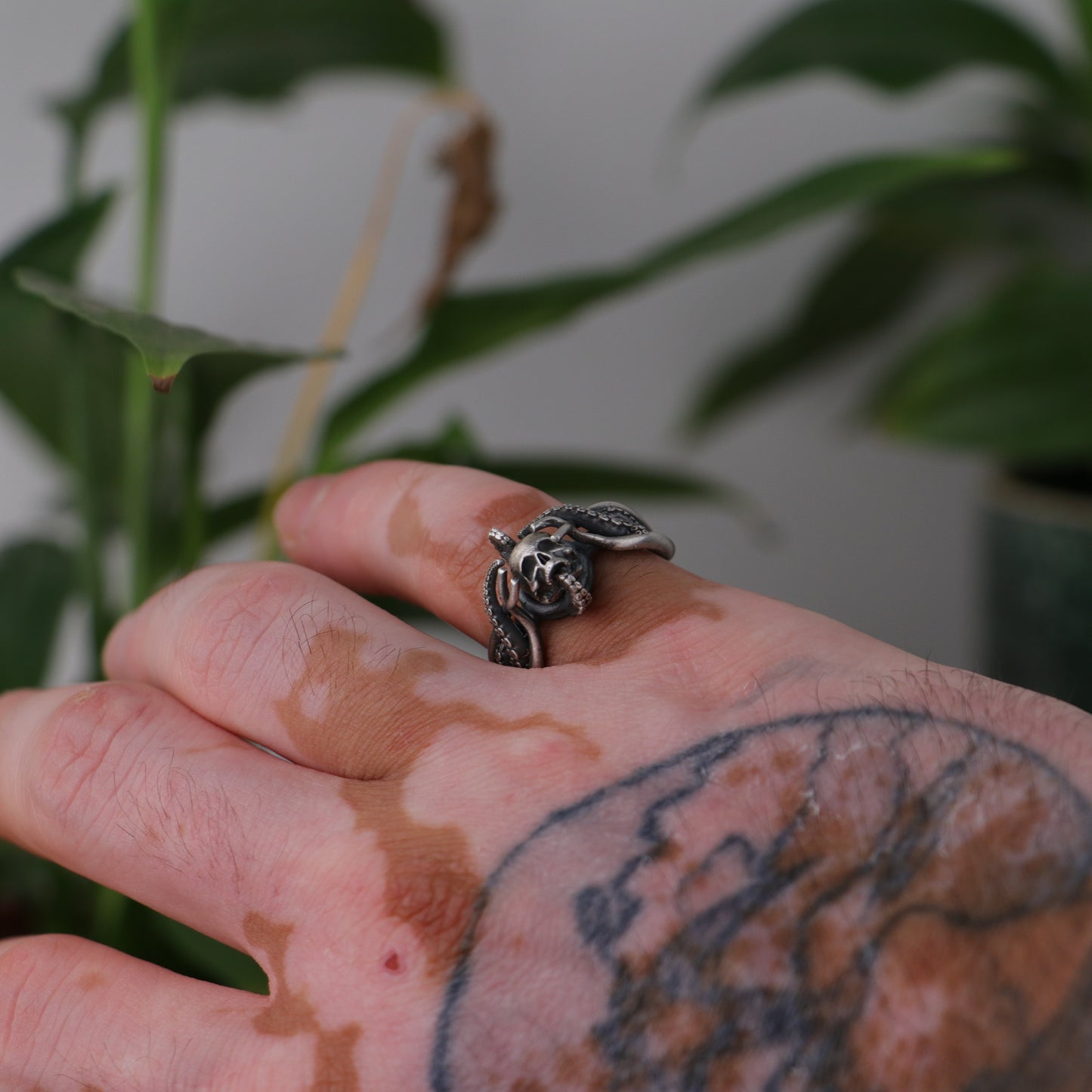 Memento Ahtapot 925 Gümüş Yüzük