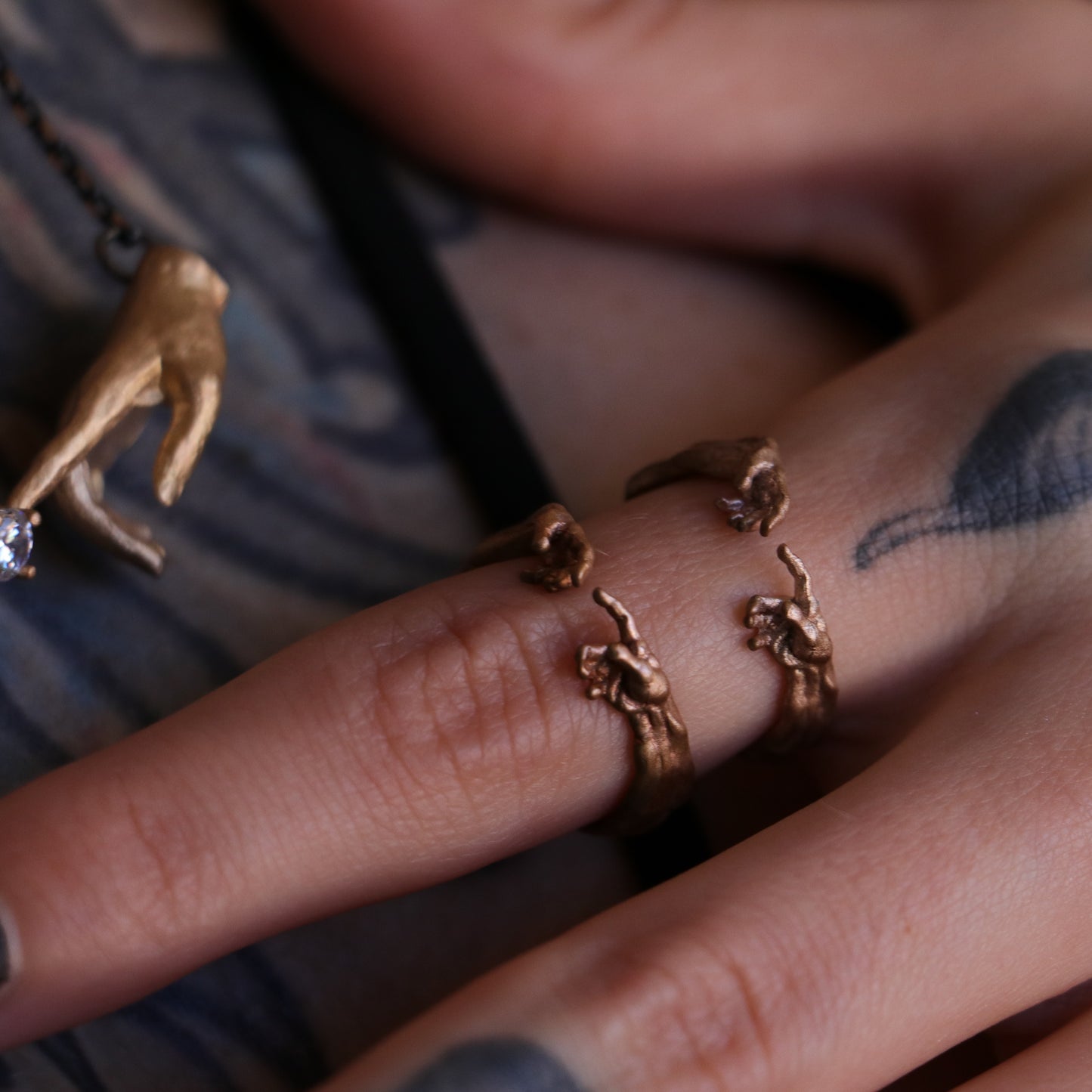 Creation of Adam 925 Silver Ring