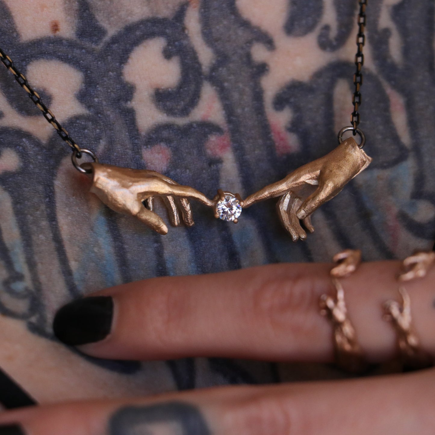 The Creation of Adam Necklace