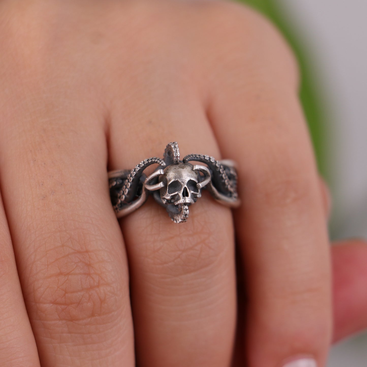 Memento Ahtapot 925 Gümüş Yüzük