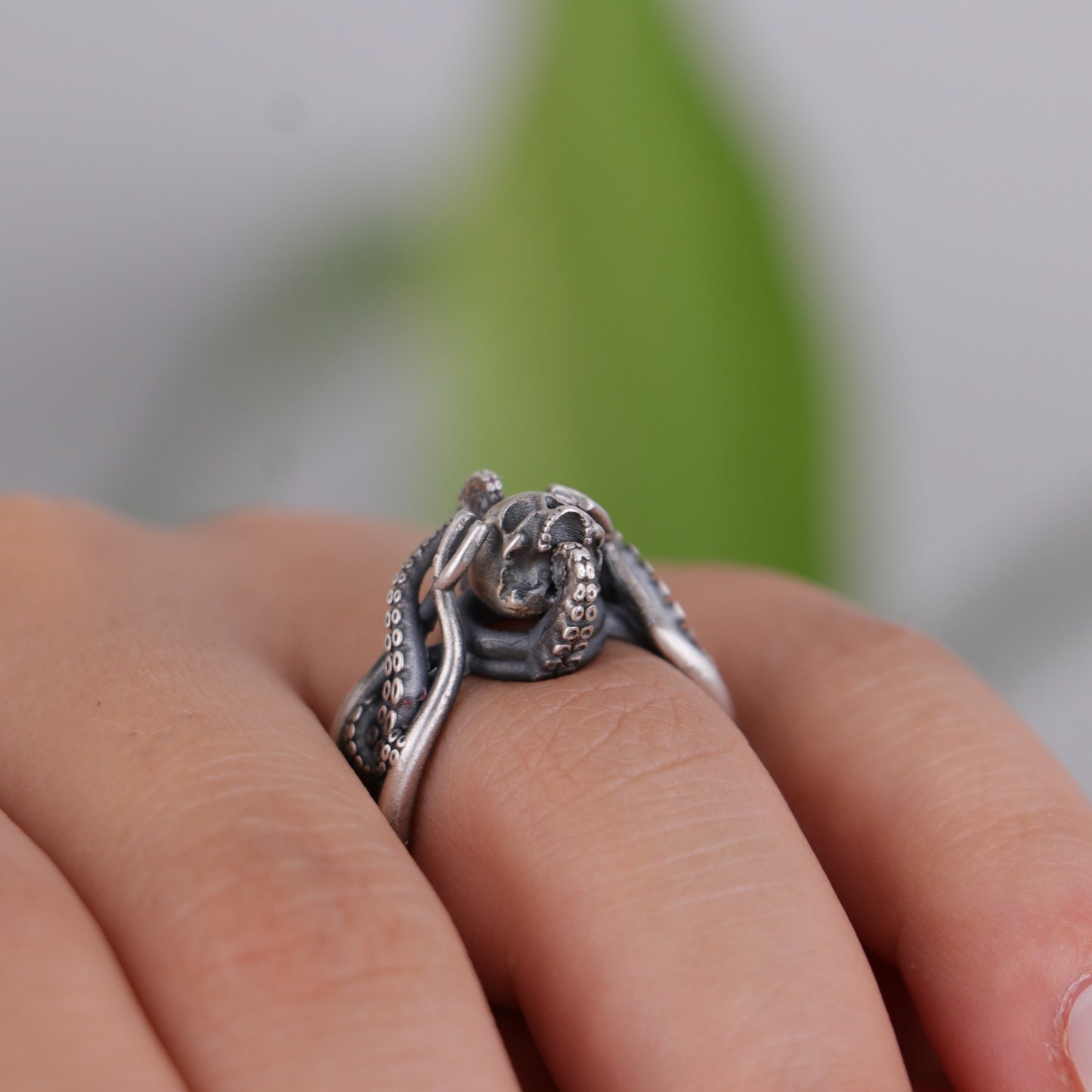 Memento Ahtapot 925 Gümüş Yüzük