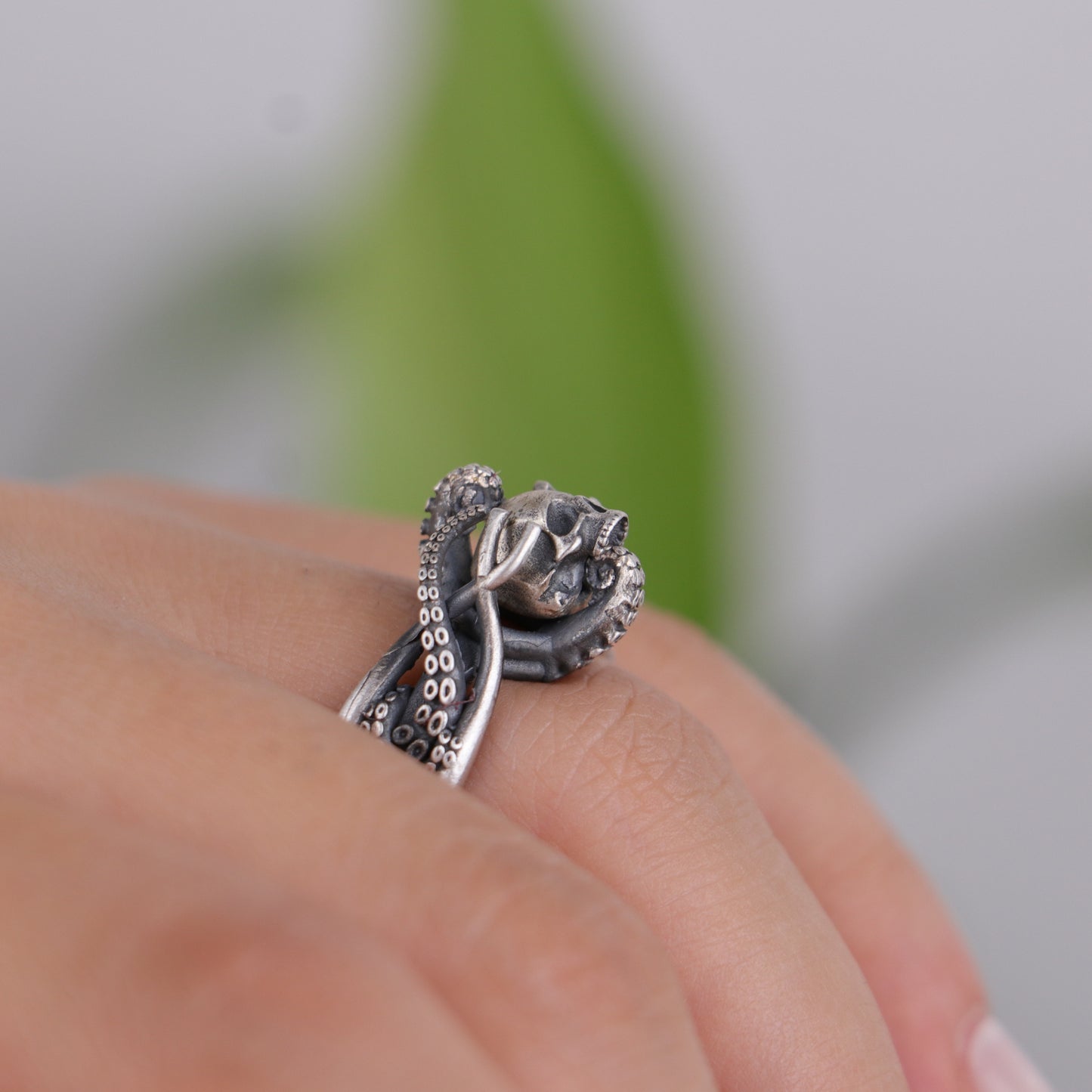 Memento Ahtapot 925 Gümüş Yüzük