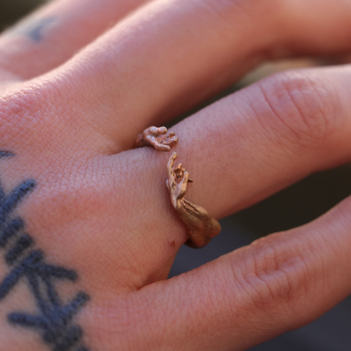 Creation of Adam 925 Silver Ring