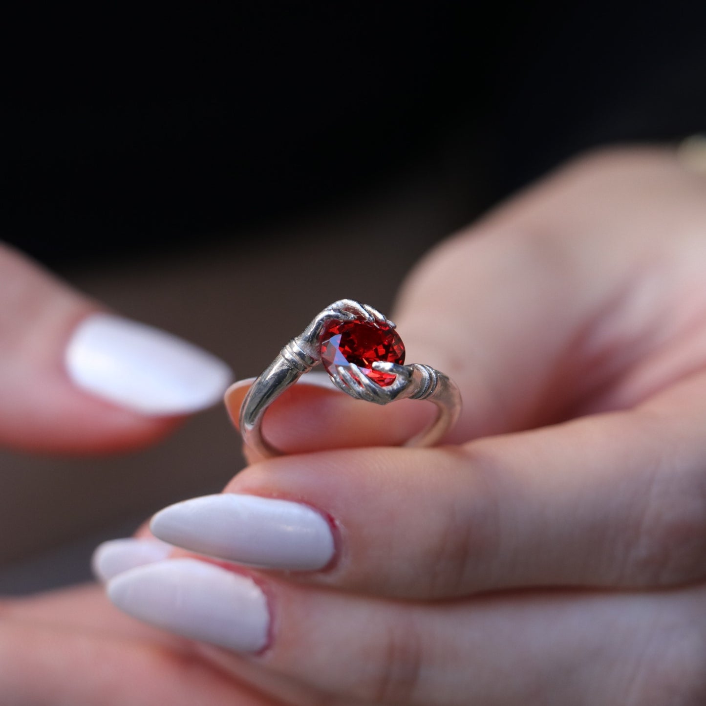 Secrets of the Universe Aquamarine 925 Silver Gold Plated Ring