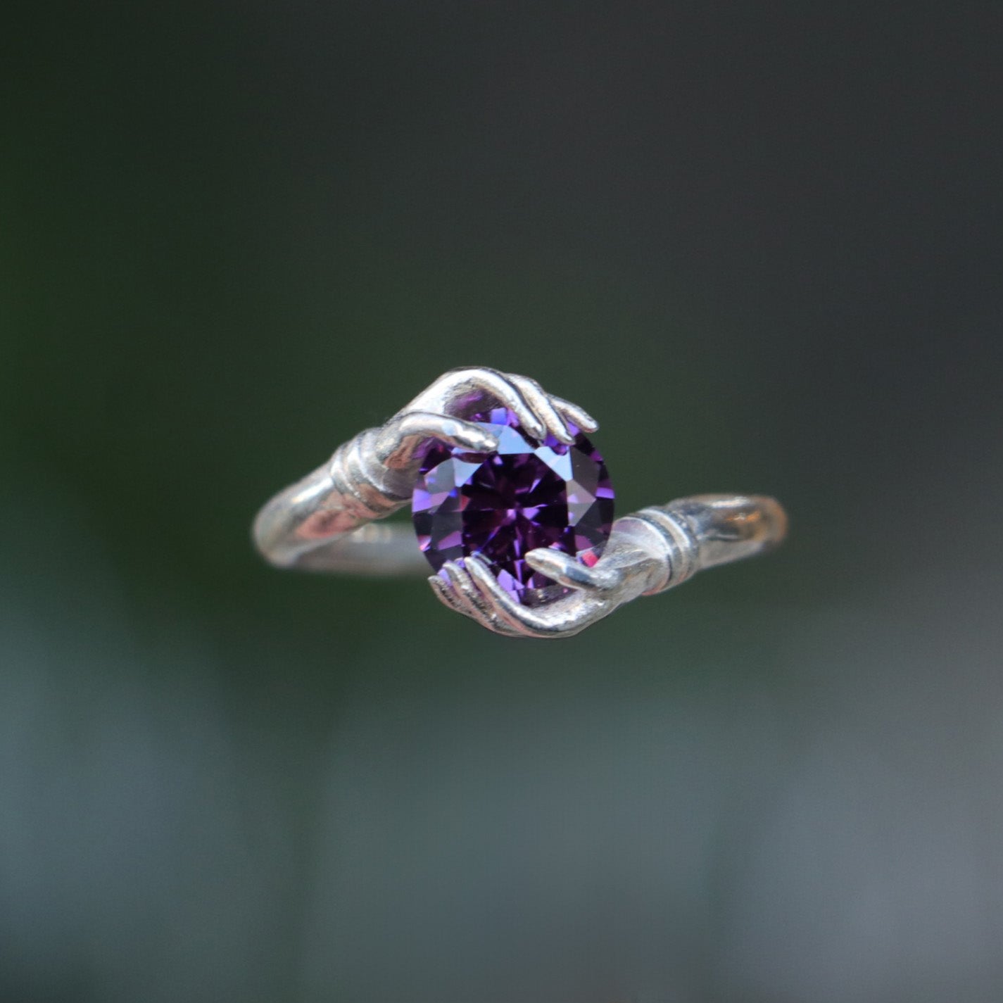 Secrets of the Universe Aquamarine 925 Silver Gold Plated Ring