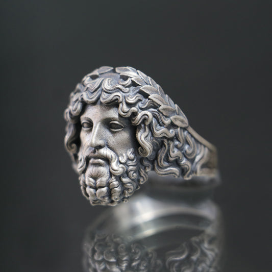 Zeus 925 Gümüş Erkek Yüzük