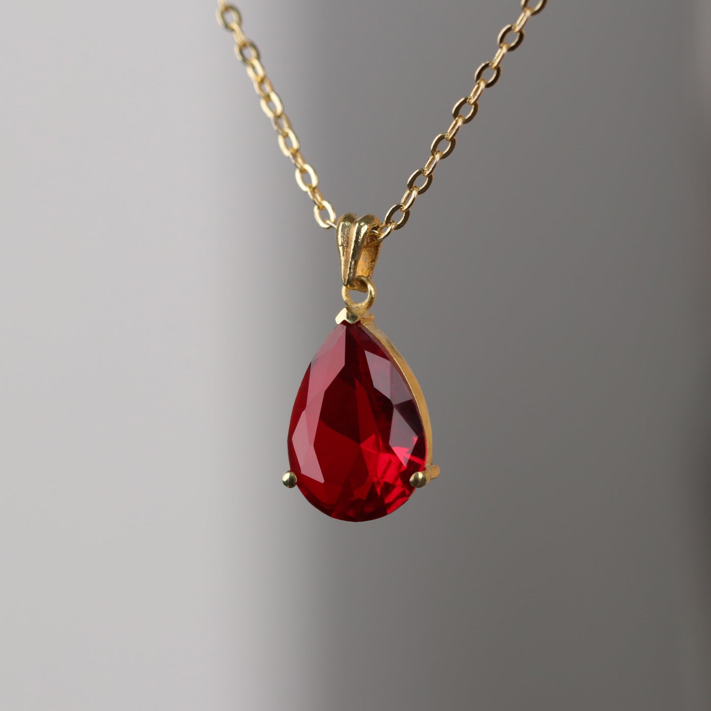 Damla Blue Topaz Küpe Kolye Set