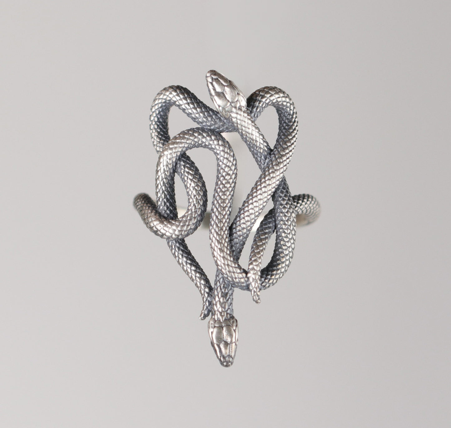 Amber Octopus 925 Silver Ring