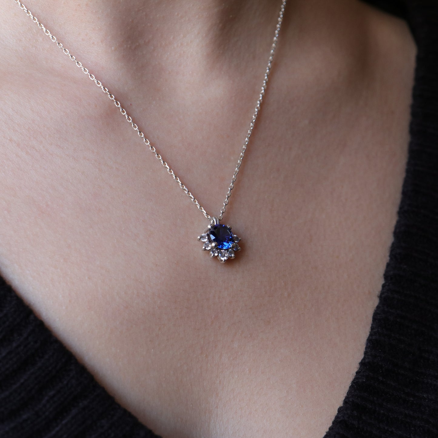 Moissanite Gold Plated 925 Silver Necklace