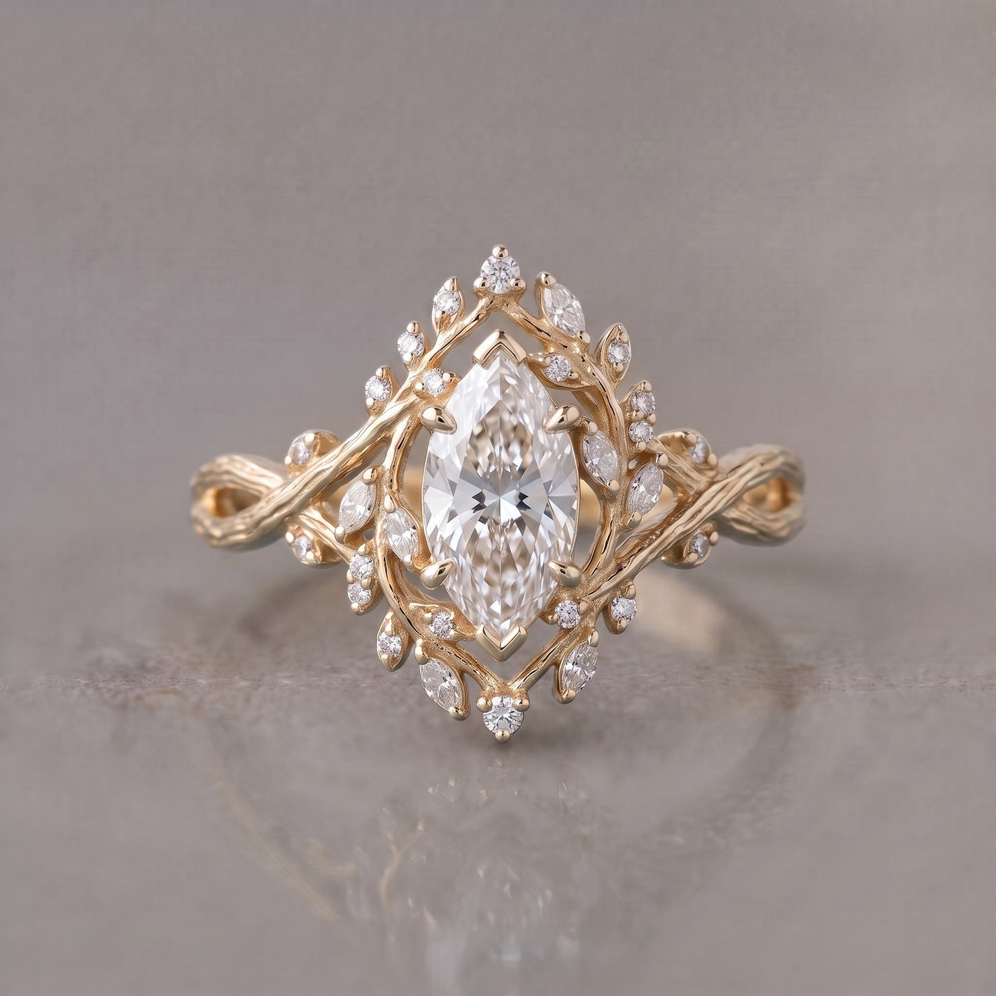 1.18 Carat Princess Diamond Ring 