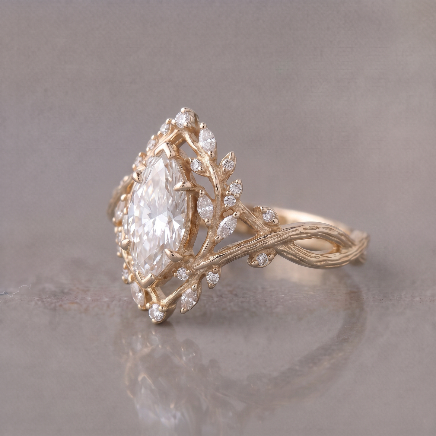 1.18 Carat Princess Diamond Ring 