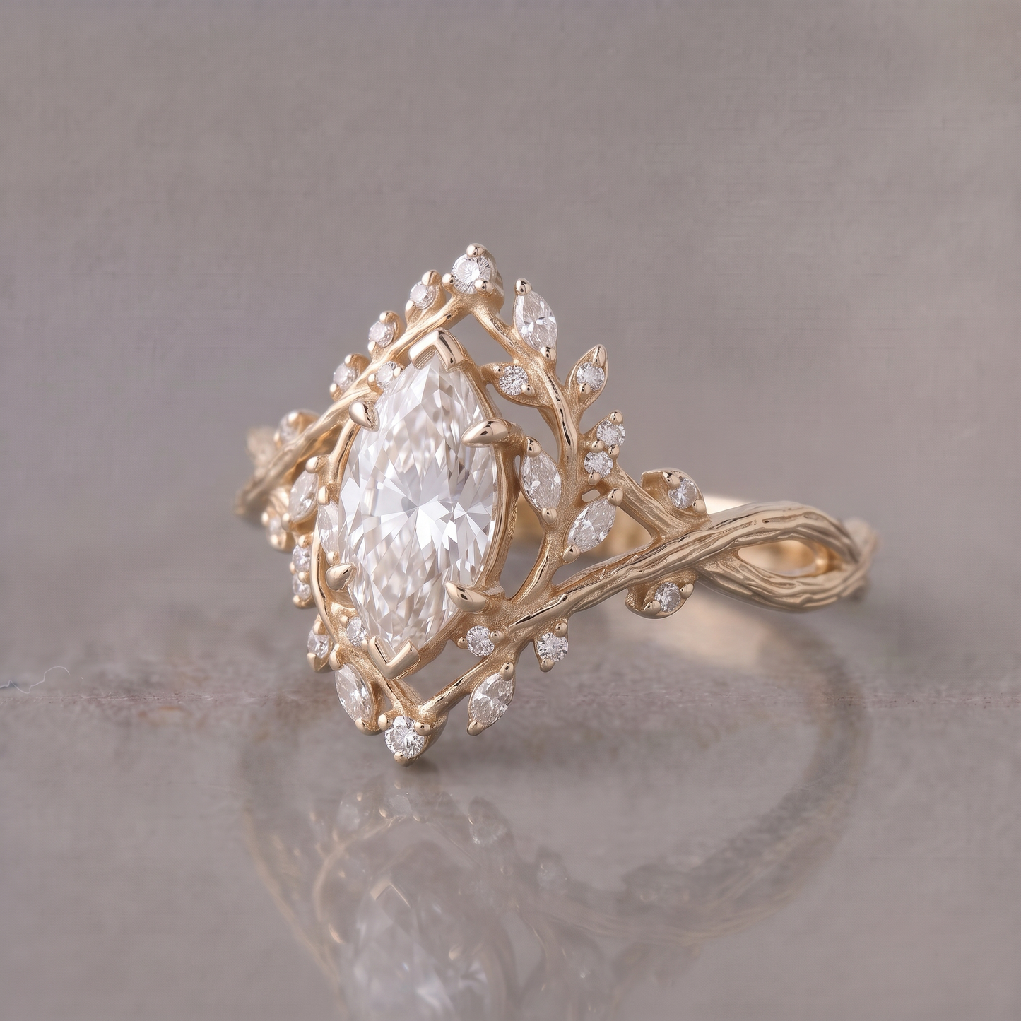1.18 Carat Princess Diamond Ring 