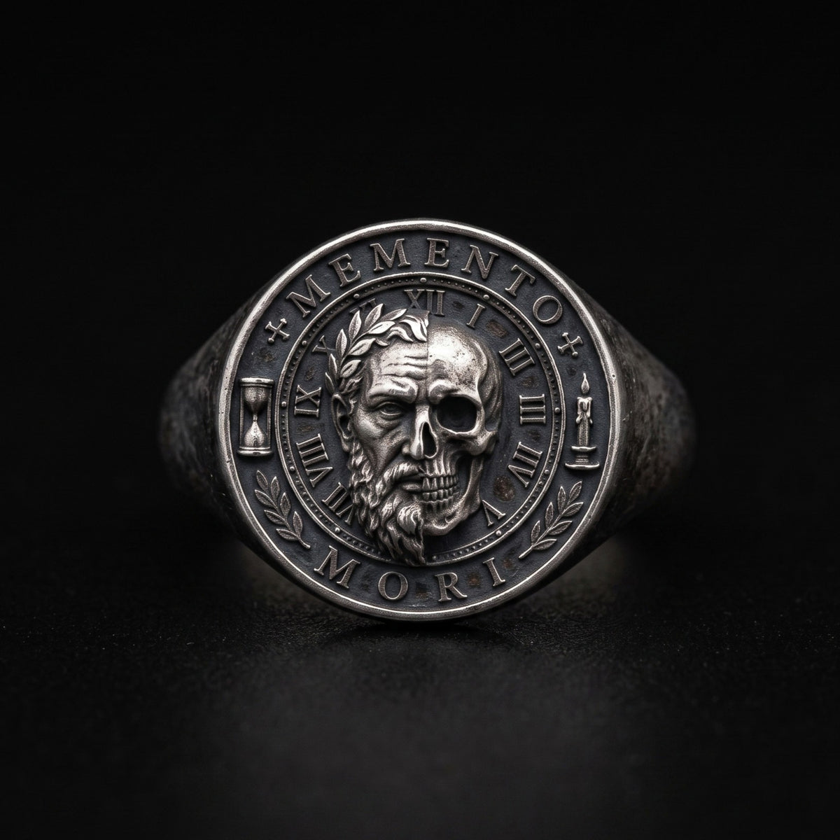 Memento Mori 925 Gümüş Yüzük