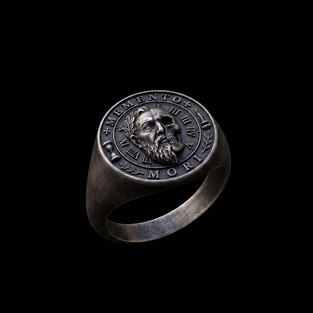 Memento Mori 925 Gümüş Yüzük
