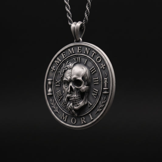 Memento Mori 925 Gümüş Kolye