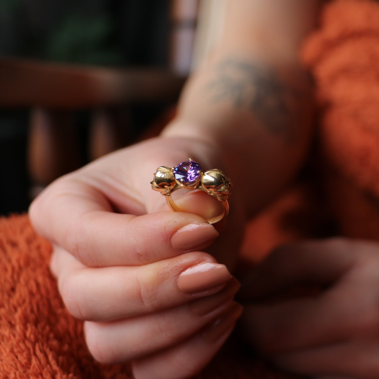 Memento Mori Gümüş Oniks Yüzük (Tüm Maden ve Taş Seçenekleri)