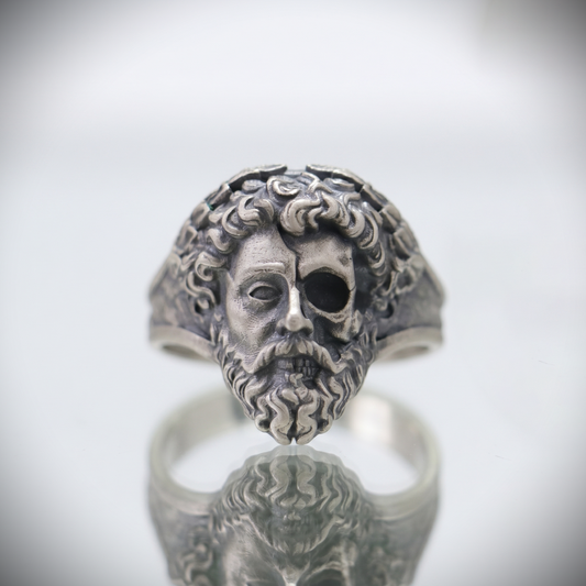Memento Mori Zeus 925 Silver Men's Ring