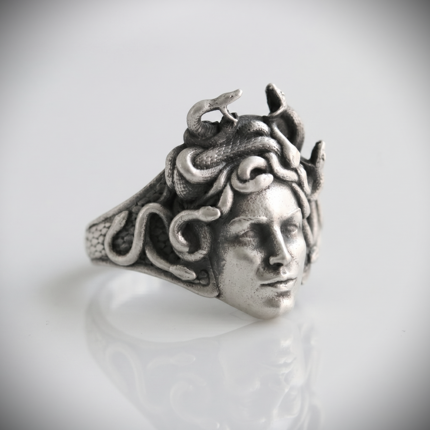 Medusa Erkek 925 Gümüş Yüzük