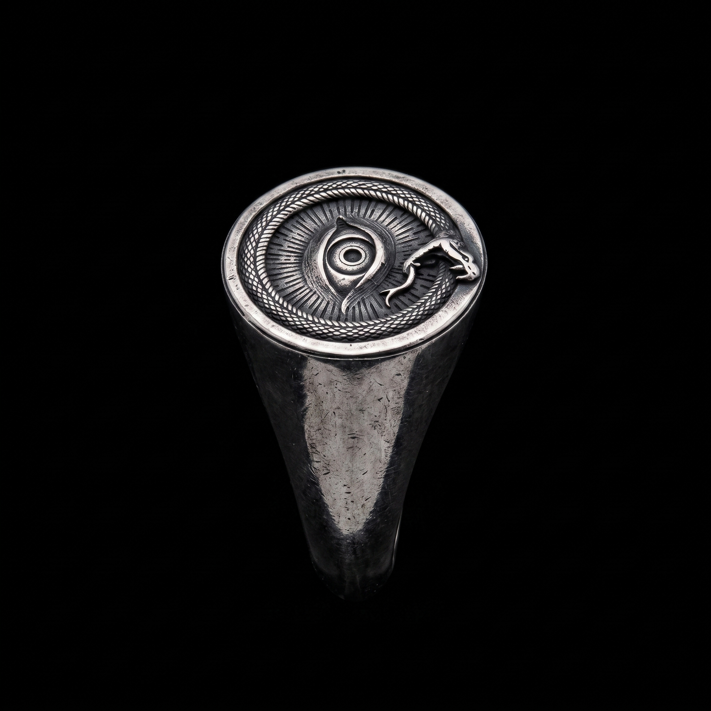 Ouroboros Göz 925 Gümüş Yüzük