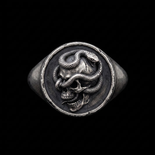 Memento Mori 925 Gümüş Yüzük