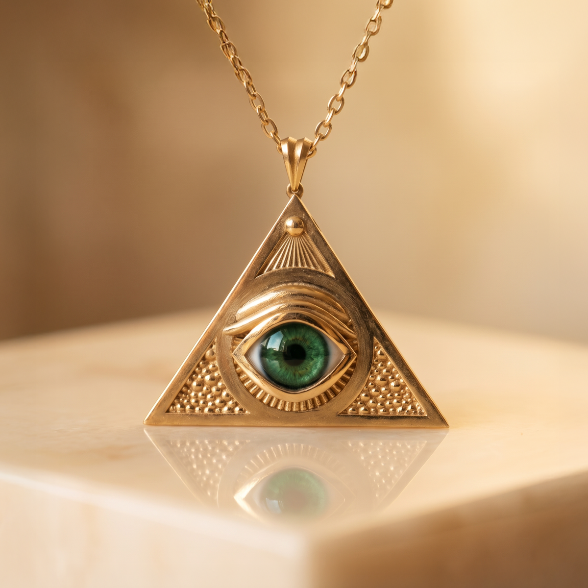 Ouroboros Blue Eye Necklace