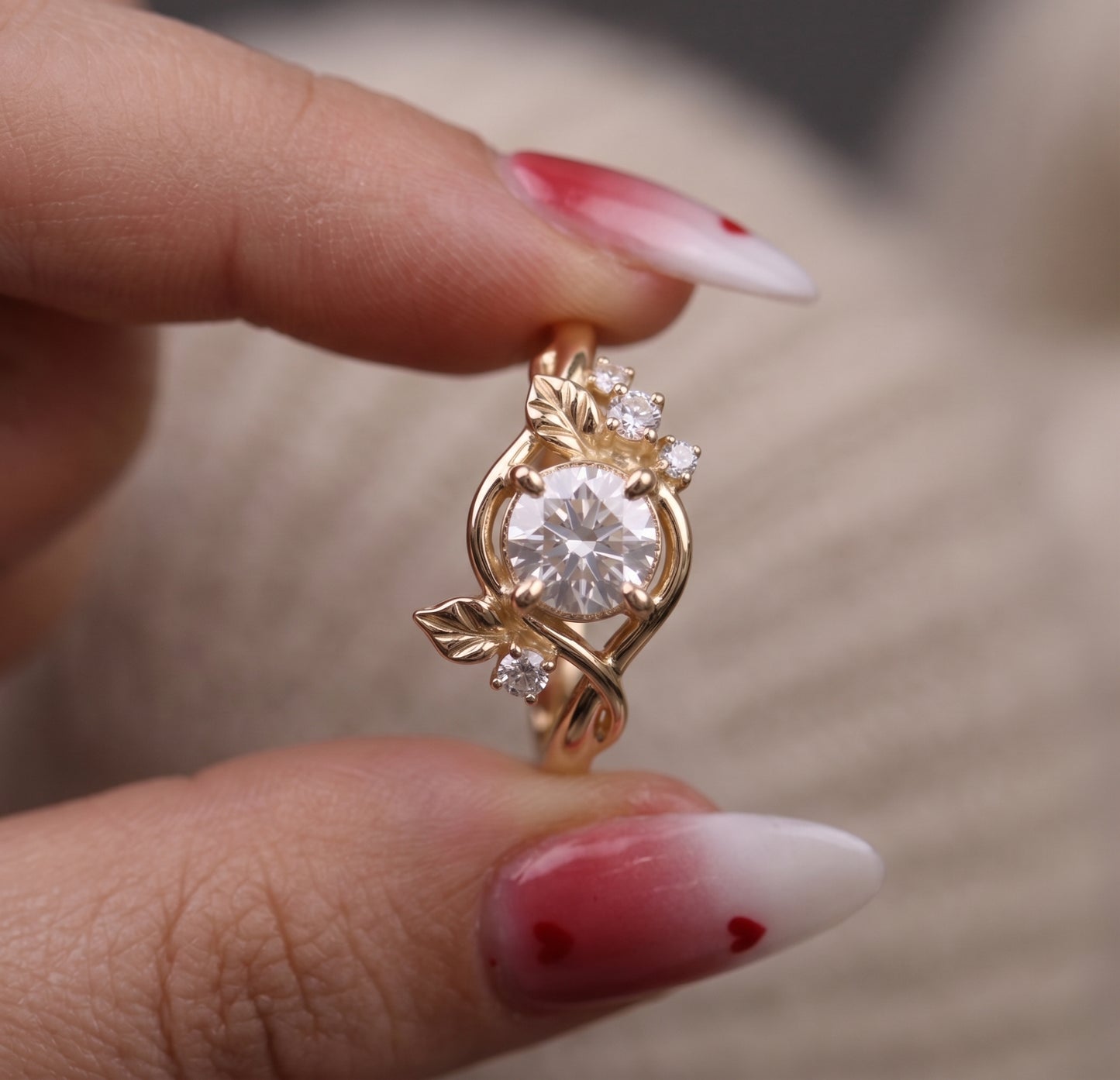 1.18 Carat Princess Diamond Ring 