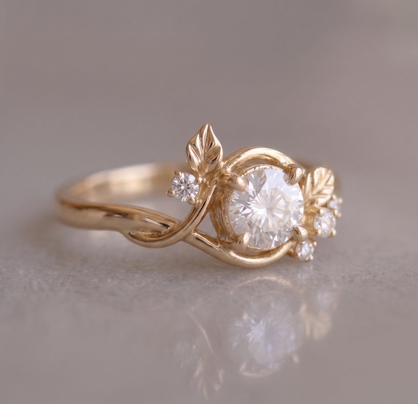 1.18 Carat Princess Diamond Ring 